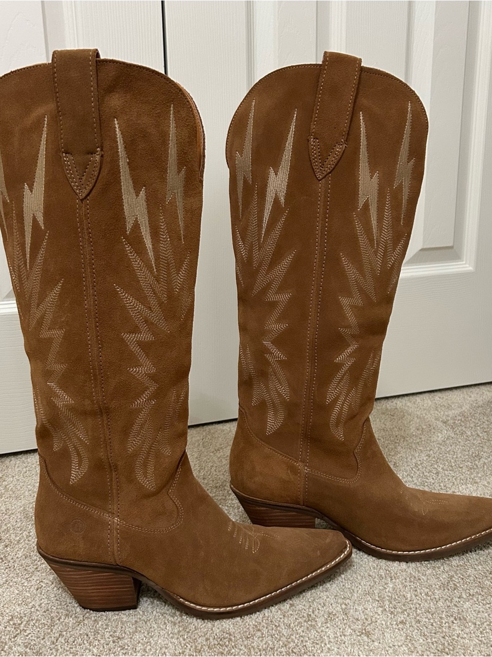dingo Thunder Road Leather up to knee boots NEW without tags - Picture 2 of 9